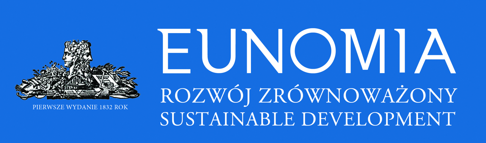 Logo Eunomia, zawierające unikalny symbol oraz nazwę w minimalistycznym stylu.
