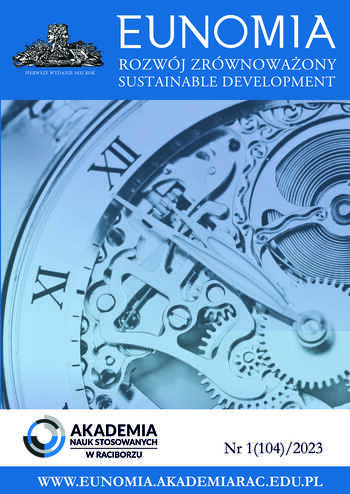 					Pokaż  Tom 104 Nr 1 (2023): Eunomia - Rozwój Zrównoważony - Sustainable Development
				
